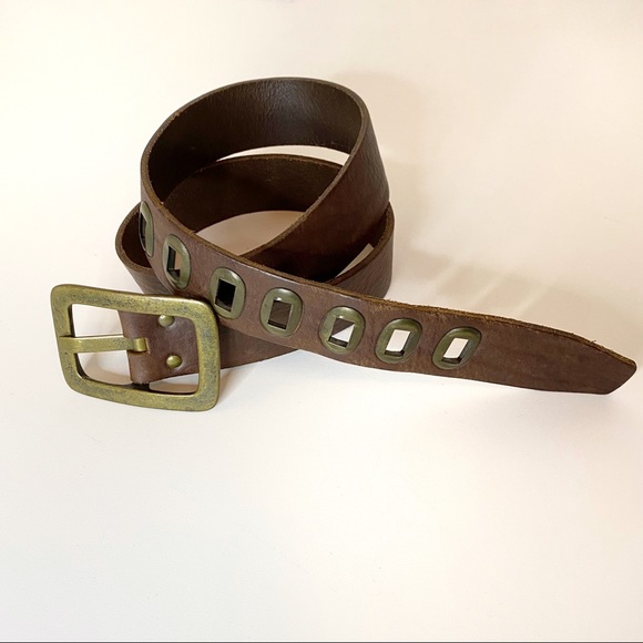 Theory Brown Genuine Leather Belt Small - Picture 2 of 7